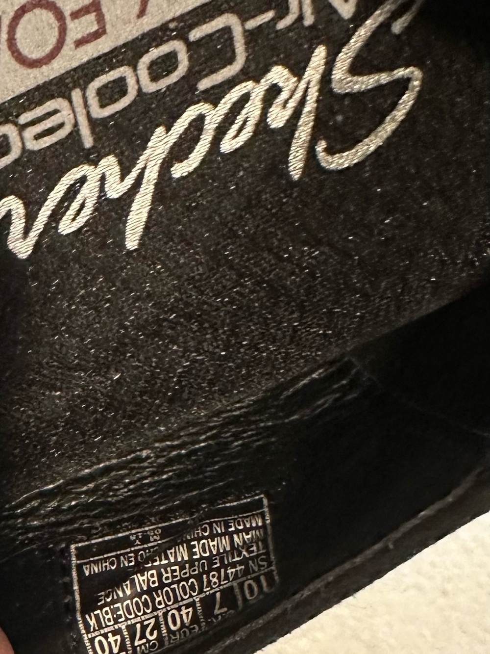 Skechers Black Slip-On Loafers with Buckle Detail - Picture 3 of 3